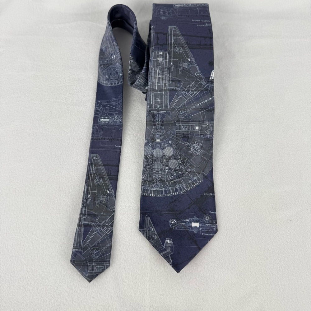 Star Wars Millennium Falcon Dark Blue Tie